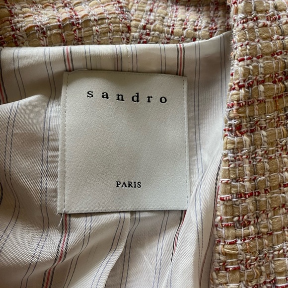 Sandro tweed jacket size 34 - Picture 2 of 5